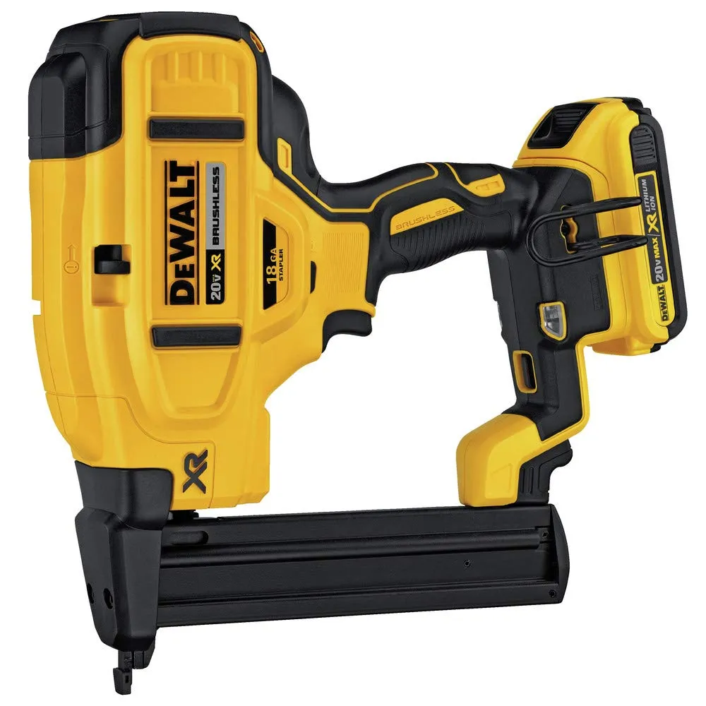 Open Box - Dewalt DCN681D1 20V MAX Cordless Lithium-Ion 18 Gauge Narrow Crown Stapler Kit