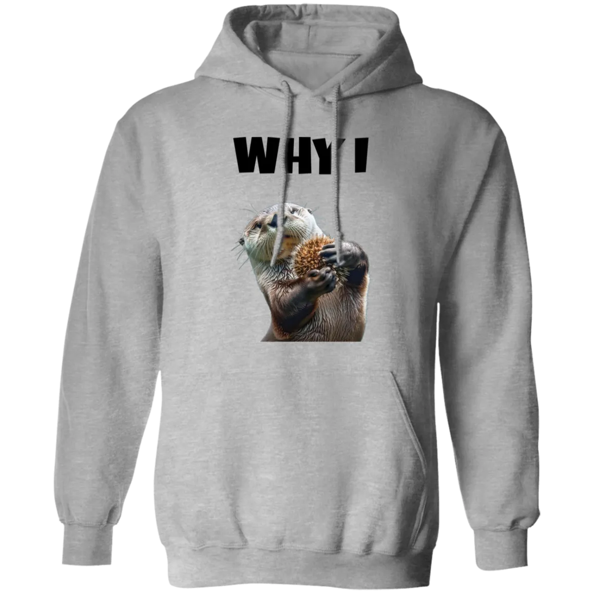 Otter Tee Why I Otter Pullover Hoodie