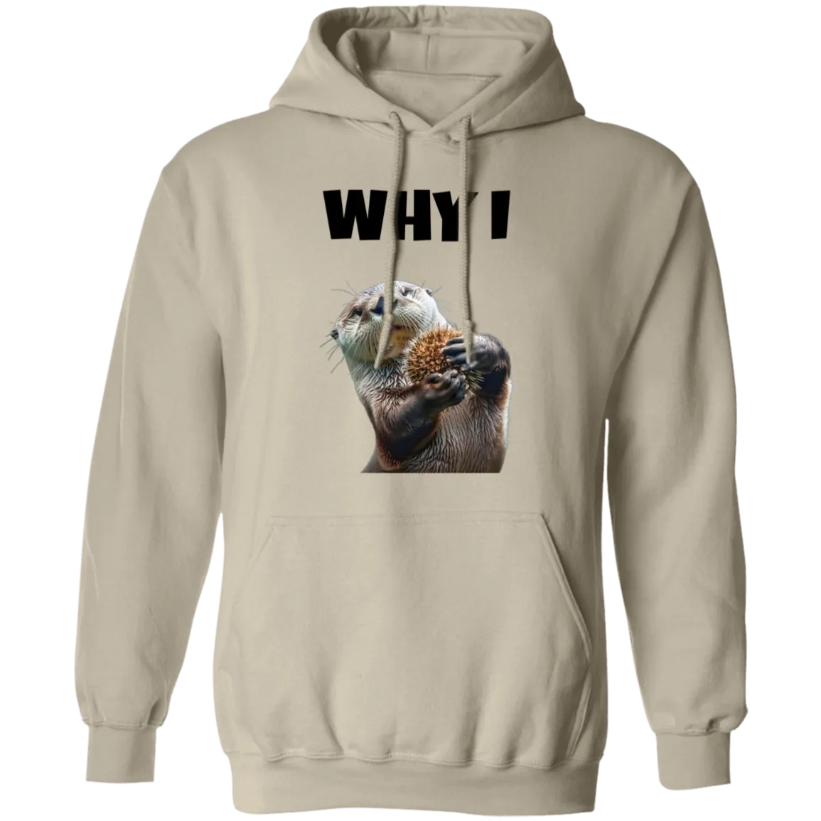 Otter Tee Why I Otter Pullover Hoodie
