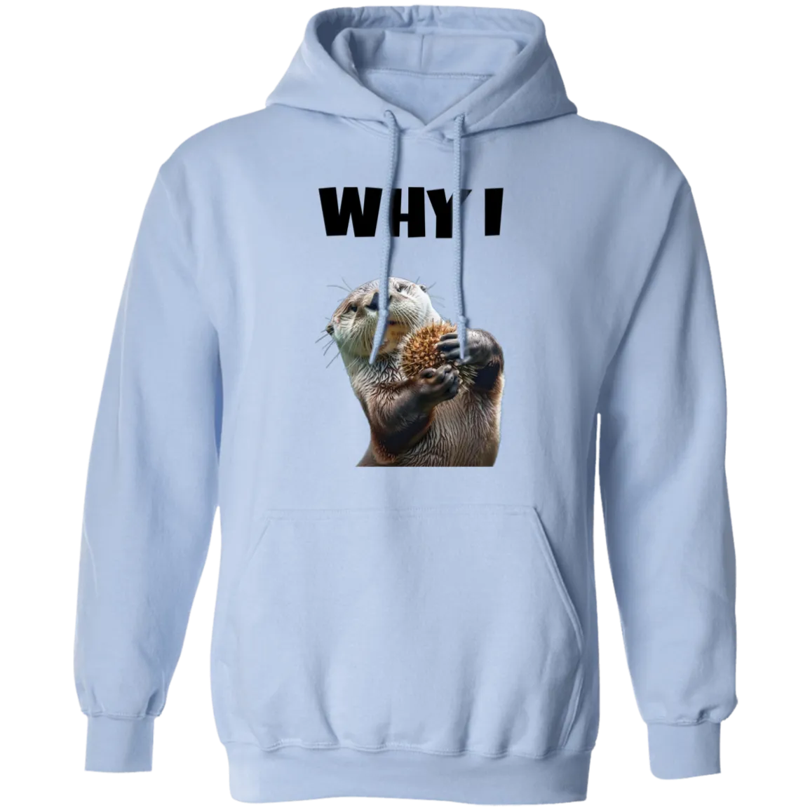 Otter Tee Why I Otter Pullover Hoodie