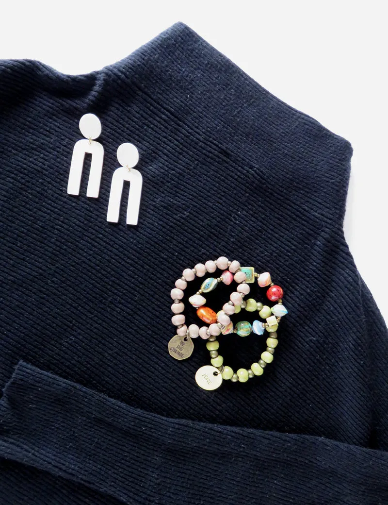 Rainbow Earrings | Bone
