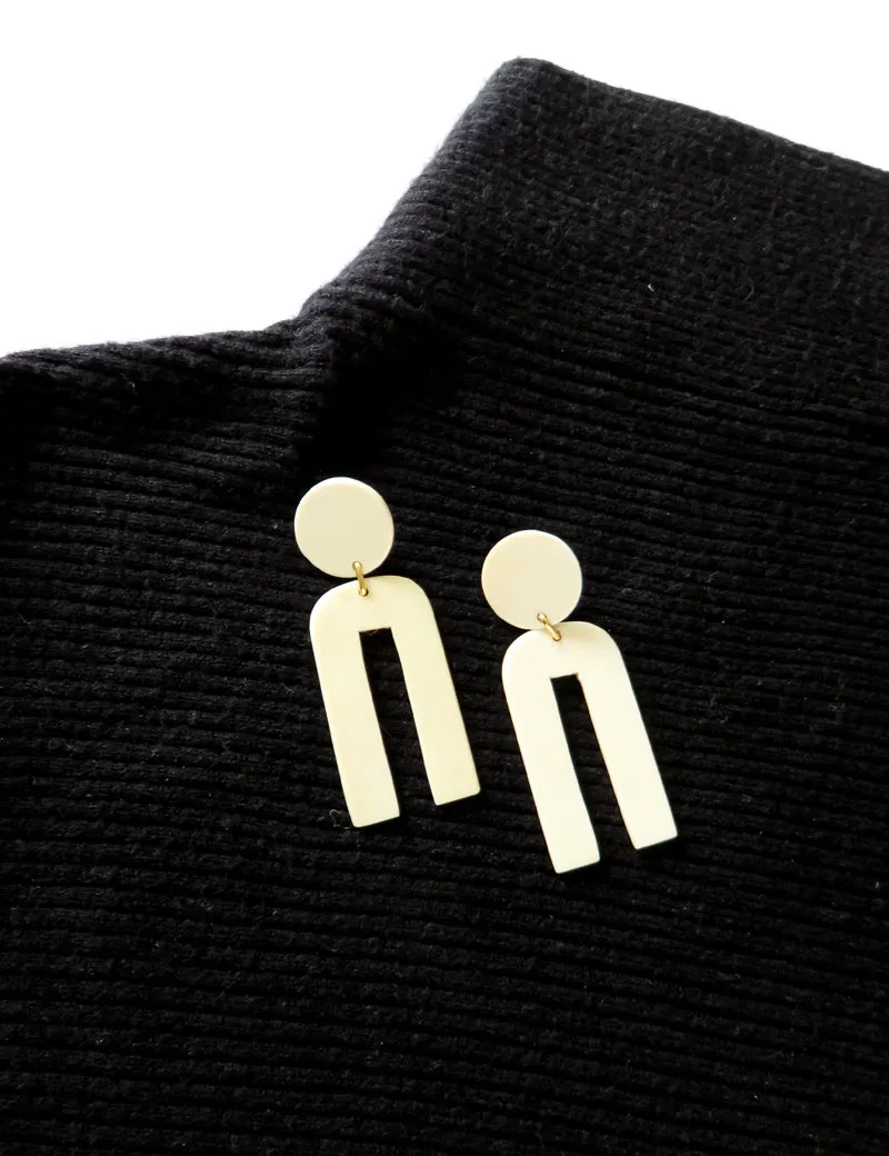 Rainbow Earrings | Bone