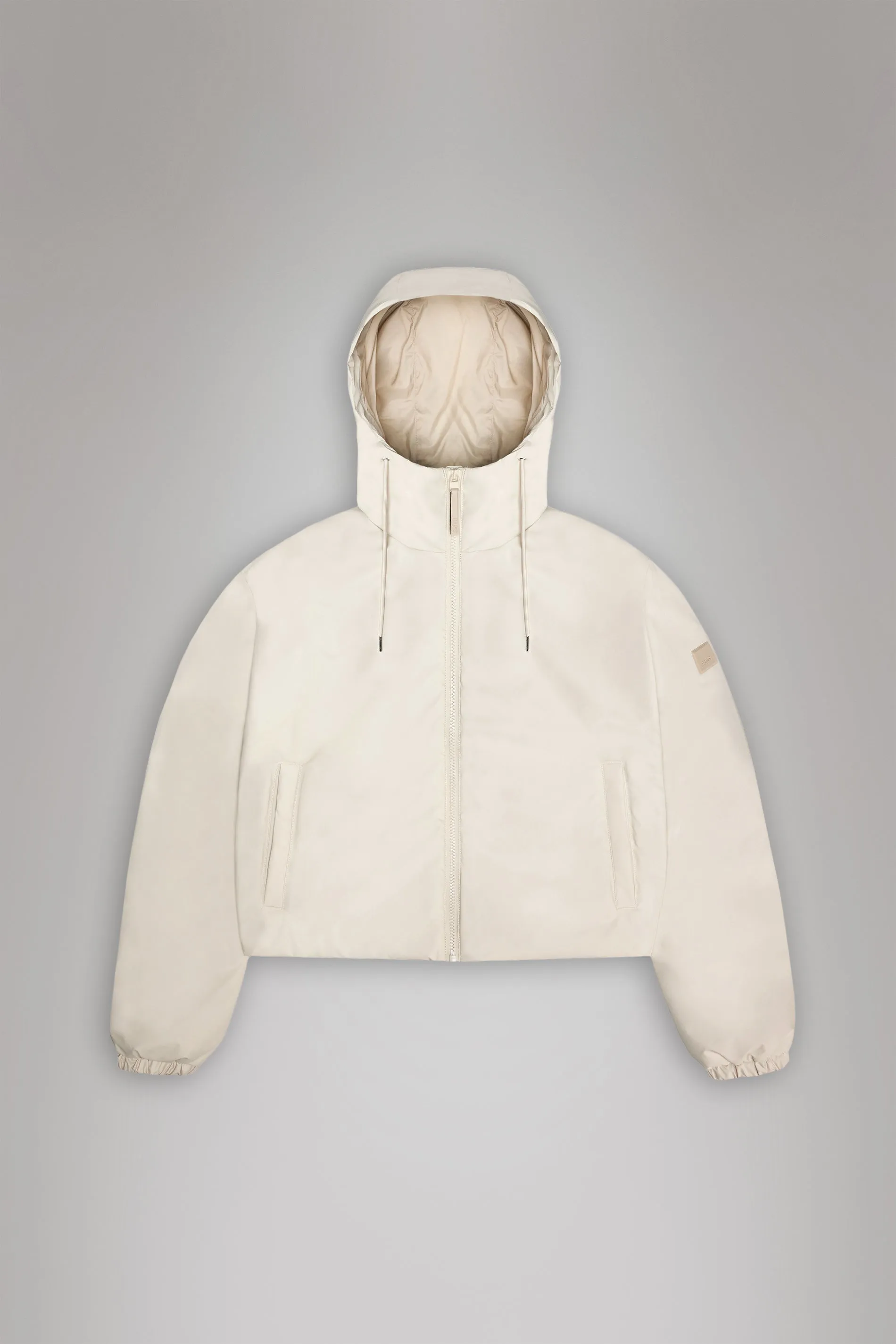 Rains Lohja Short Insulated Jacket in Dune