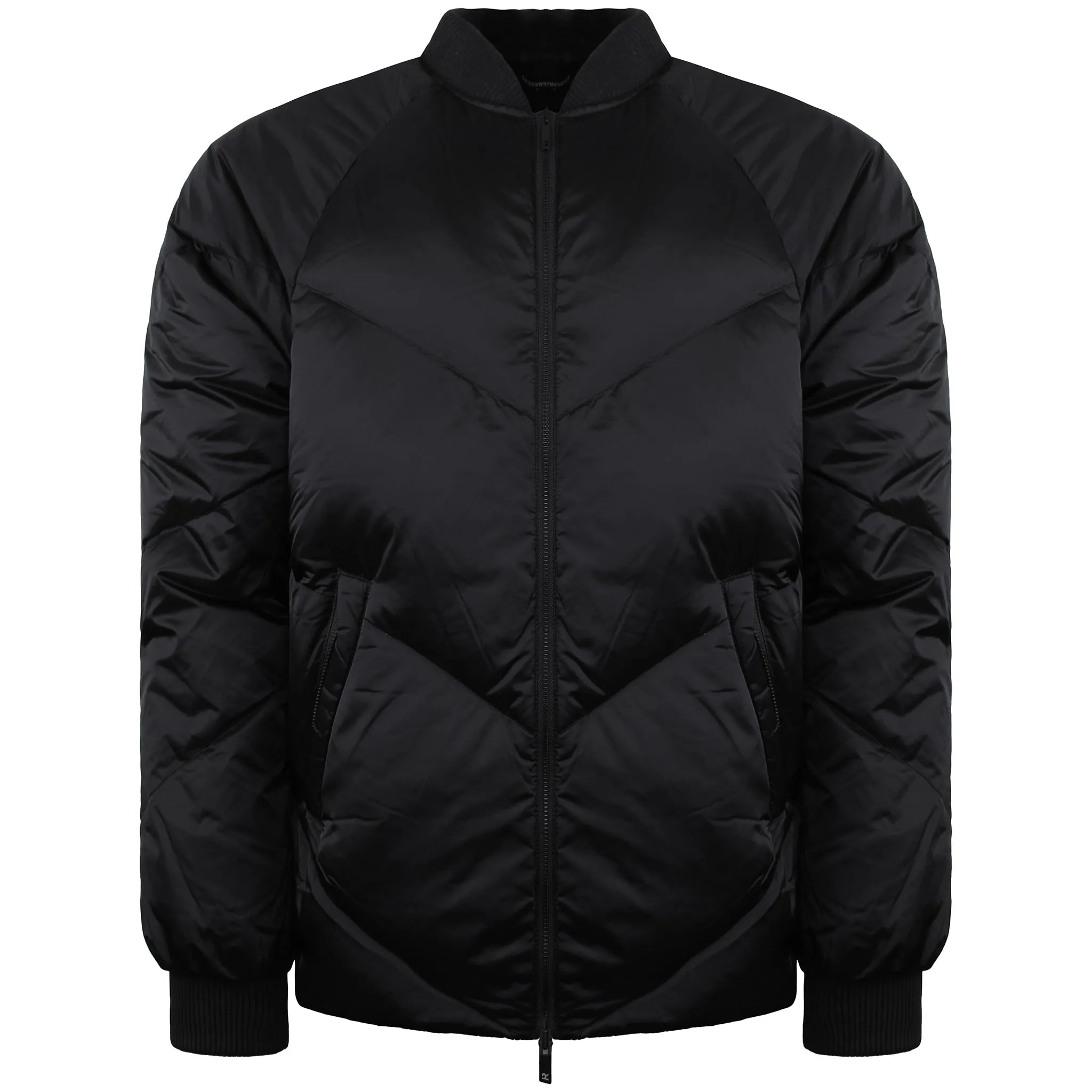 Represent Down Mens Black Bomber Jacket