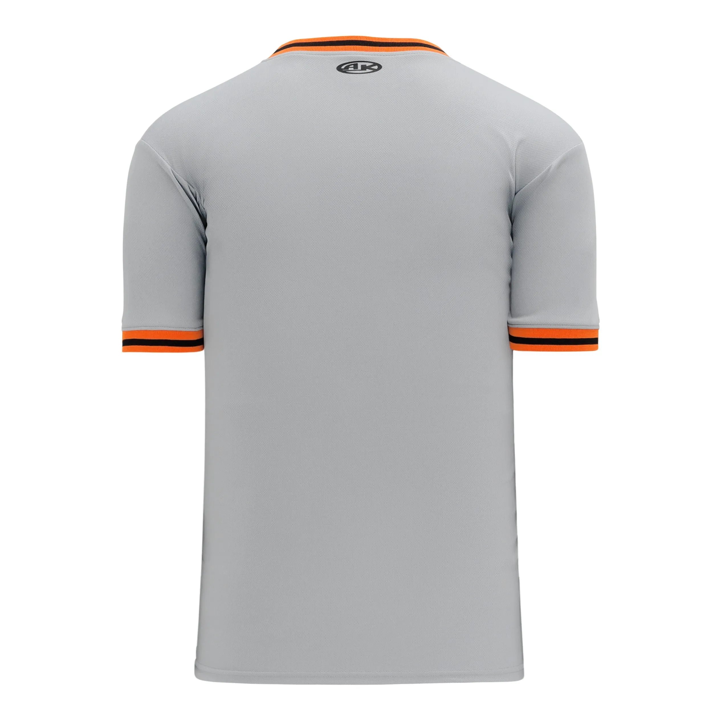 Retro V-Neck Dry Flex Pullover Grey-Orange Jersey