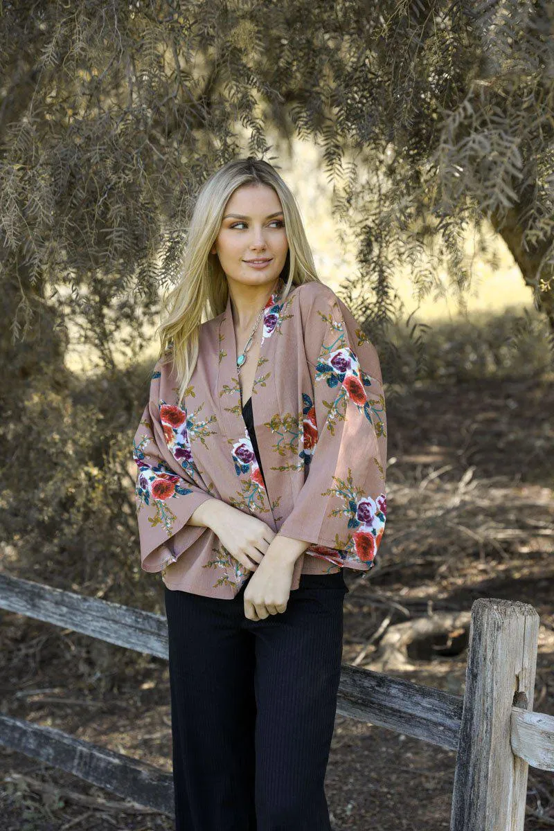 Rose Kimono Blazer