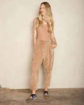 Rose Velvet Perch Pants