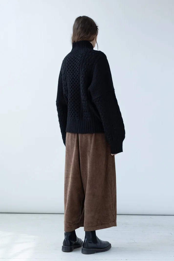 Shaina Mote Balloon Corduroy Pant - Walnut