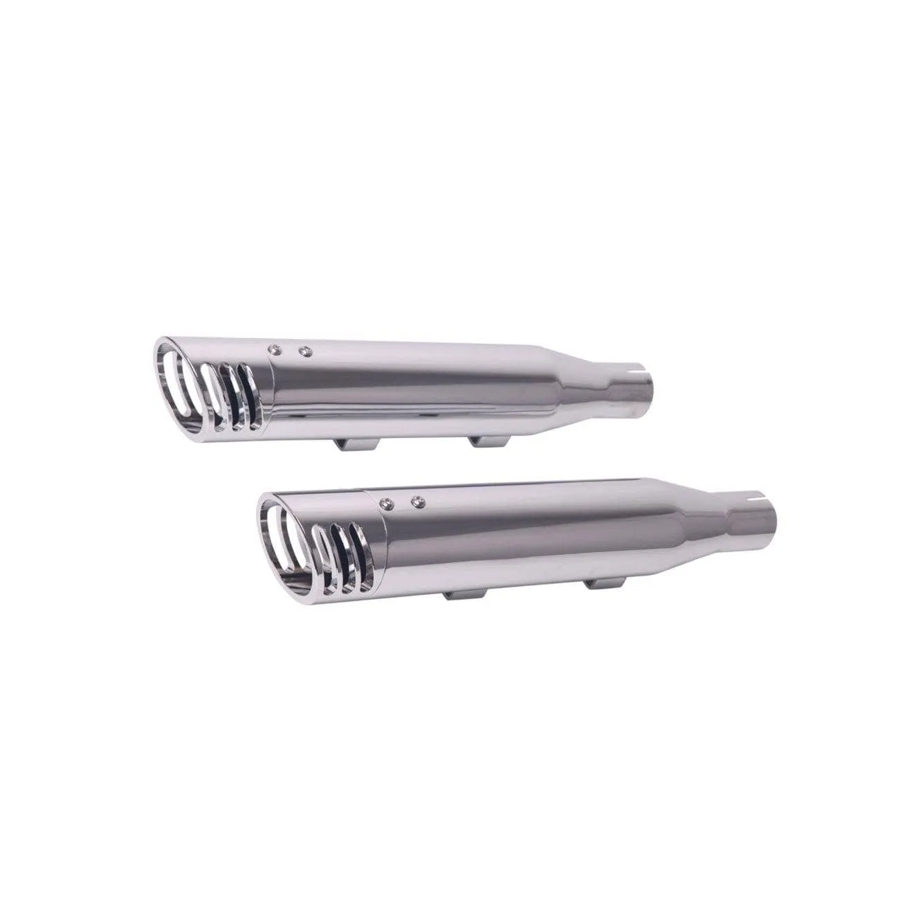 Sharkroad 3" Chrome Slip-on Mufflers Exhaust for Harley 2014-2022 Sportster XL 883/1200