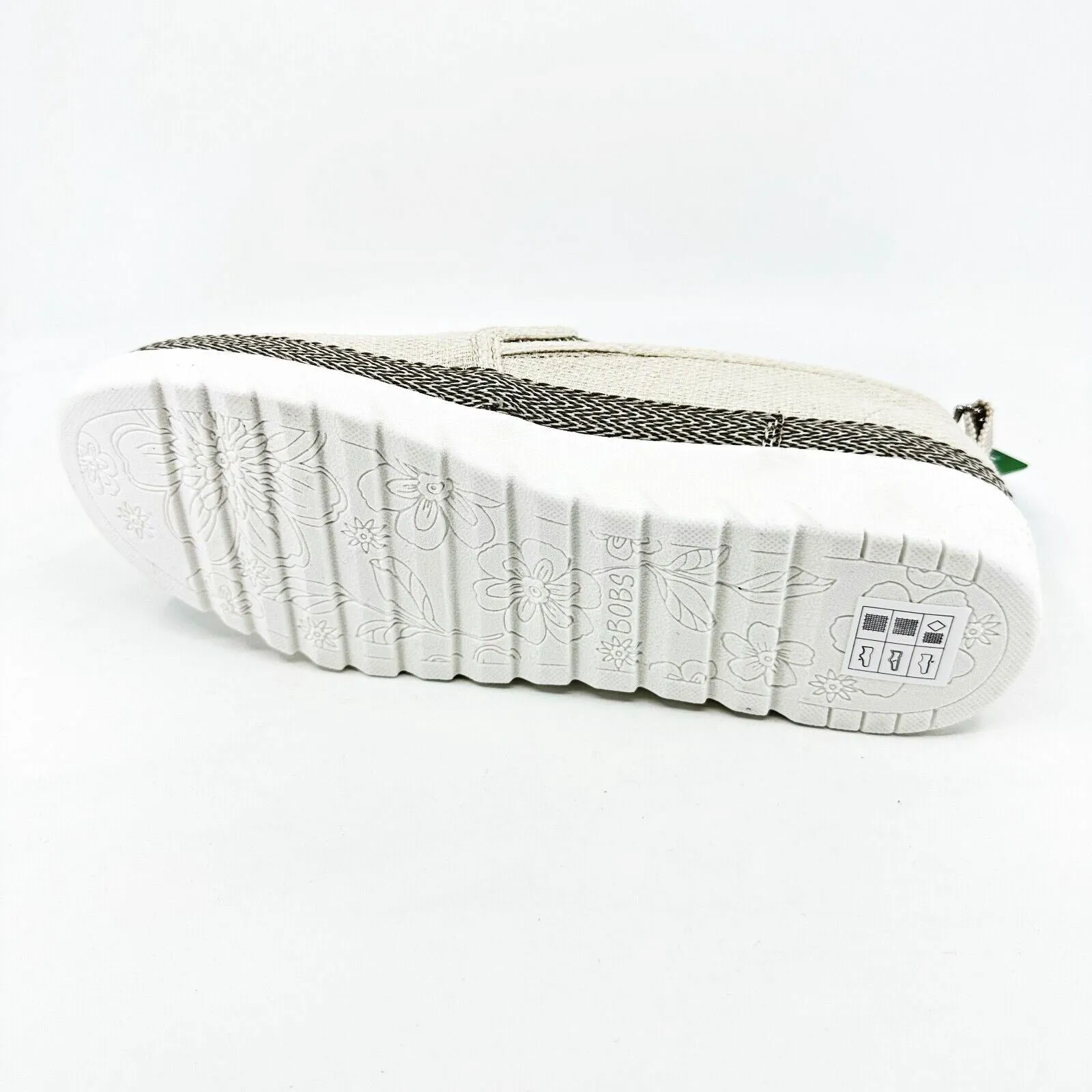 Skechers Bobs Flexpadrille Hi Pleasant Harmony Natural Womens Memory Foam Shoes