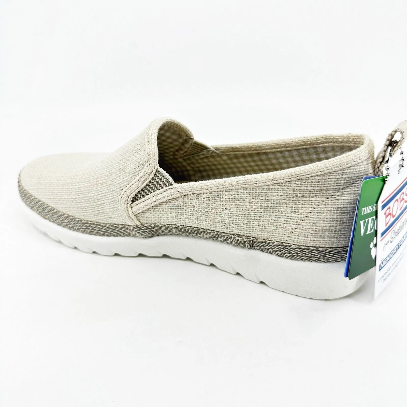 Skechers Bobs Flexpadrille Hi Pleasant Harmony Natural Womens Memory Foam Shoes