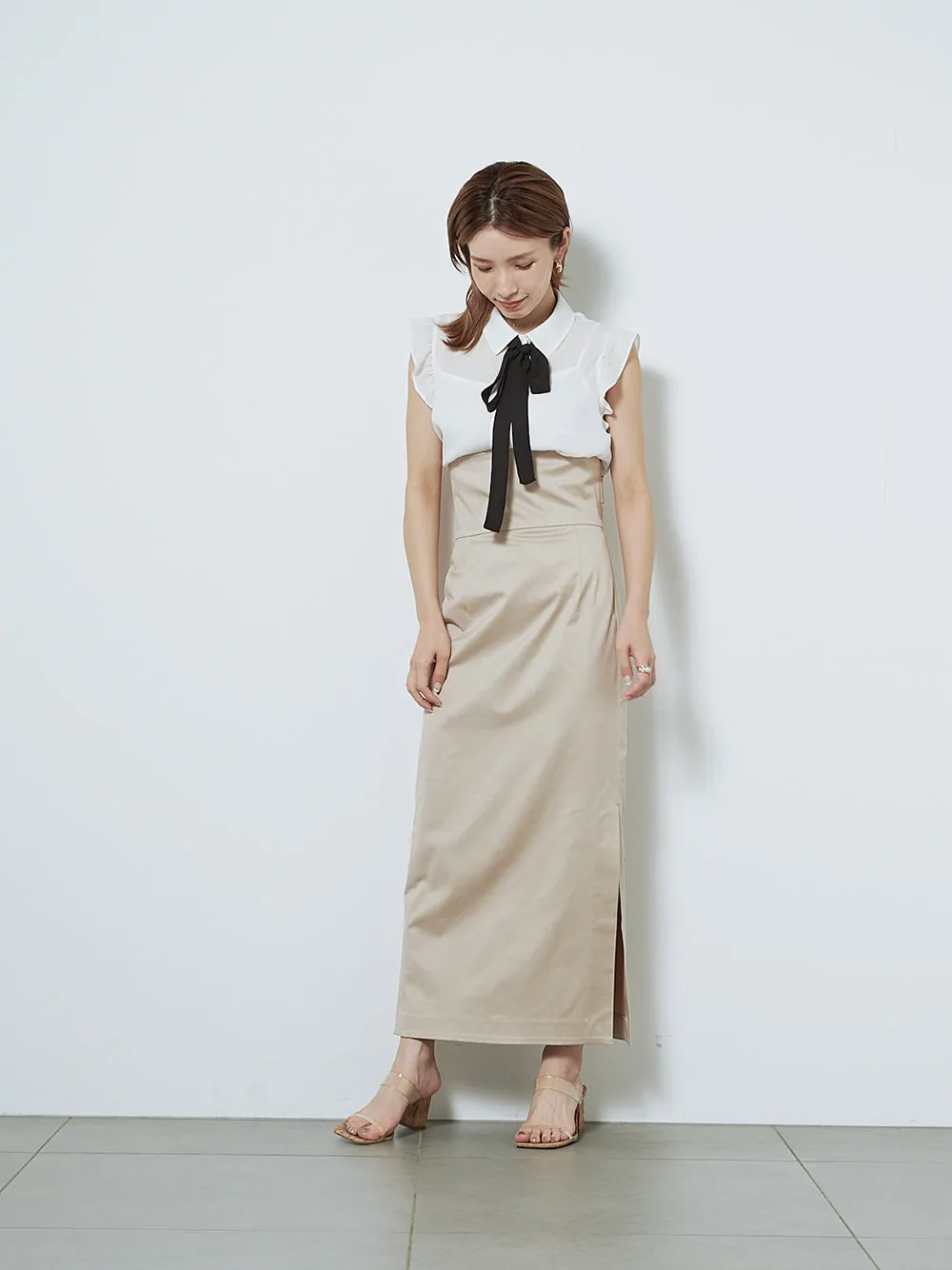 slit pencil skirt