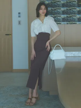 slit pencil skirt