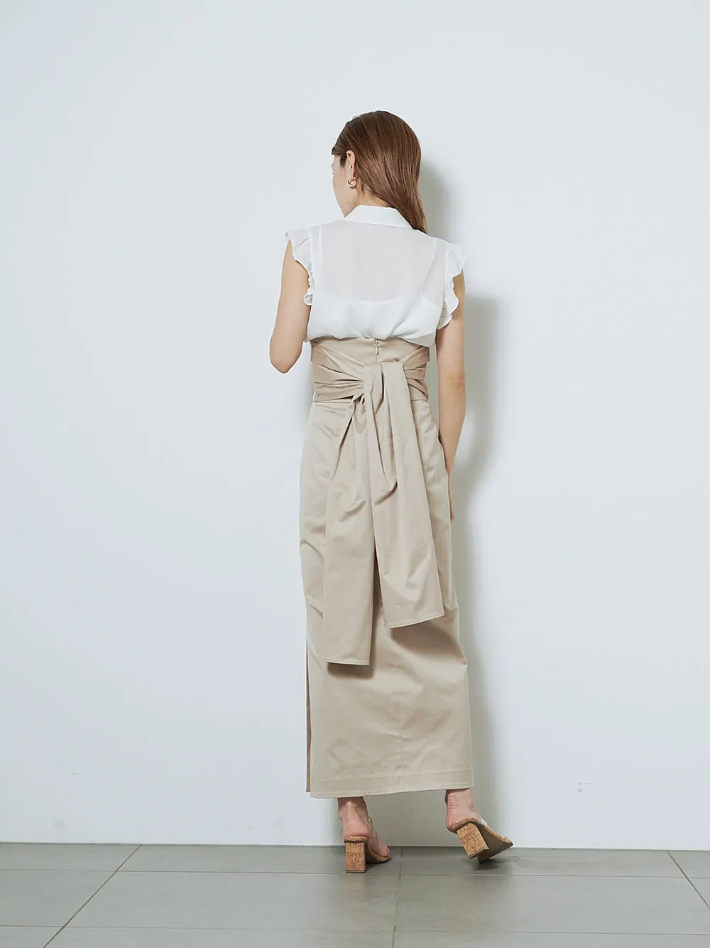 slit pencil skirt
