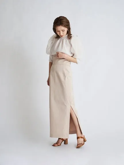 slit pencil skirt
