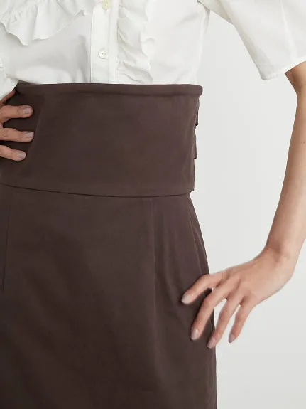 slit pencil skirt