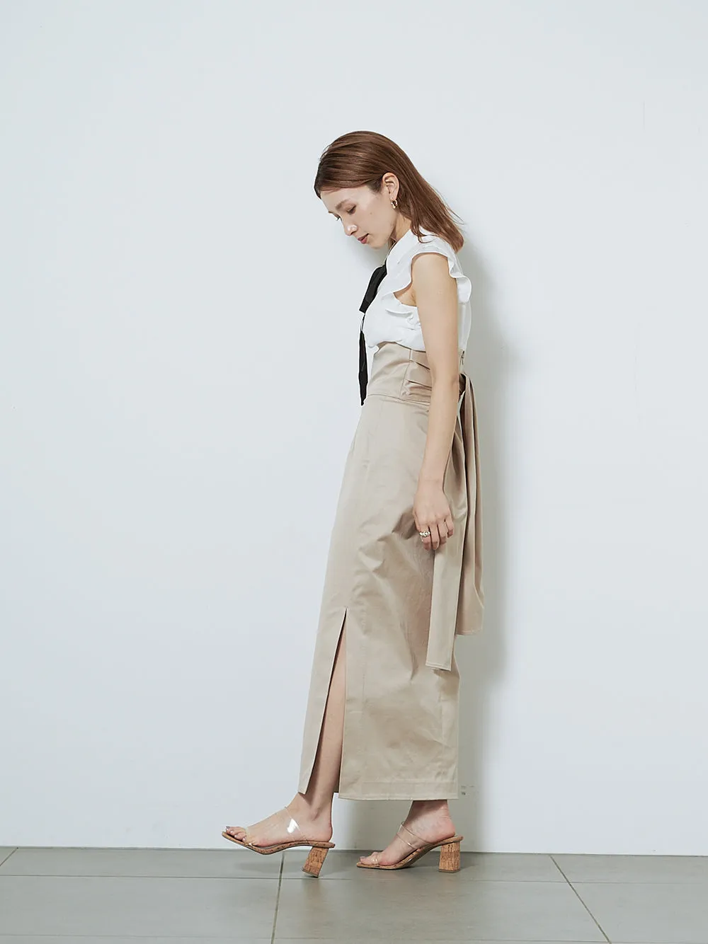 slit pencil skirt