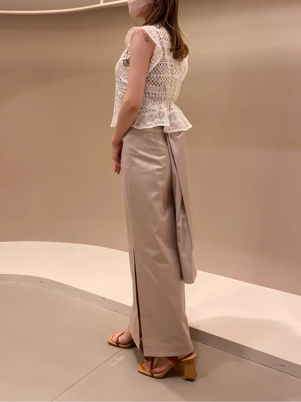 slit pencil skirt
