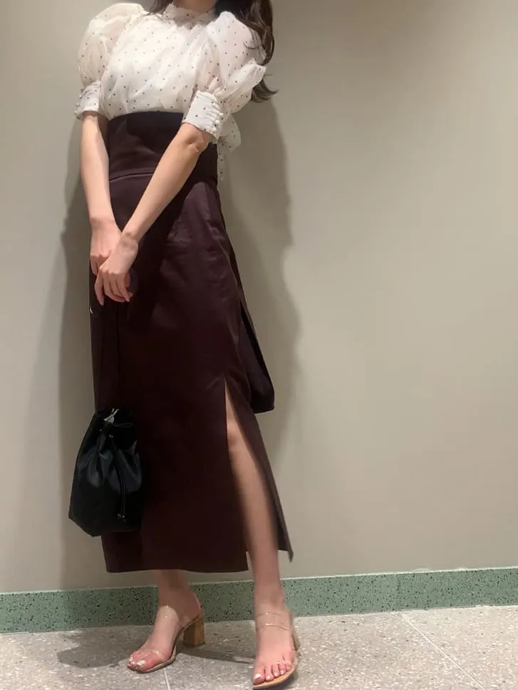 slit pencil skirt