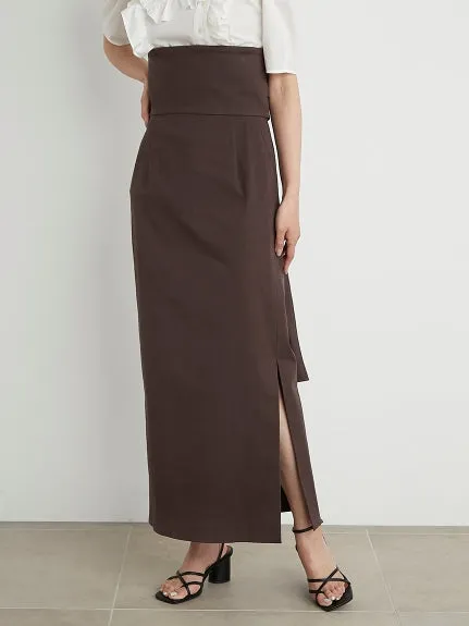 slit pencil skirt