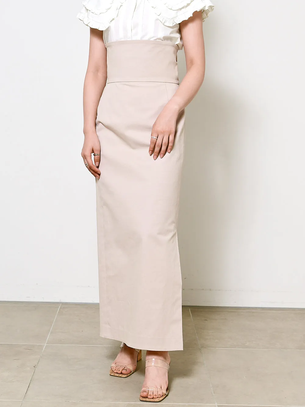 slit pencil skirt