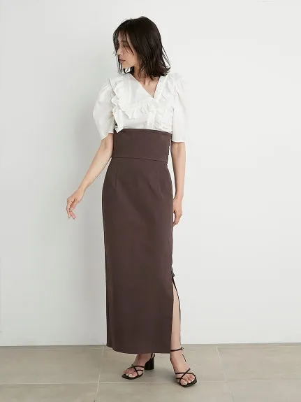 slit pencil skirt