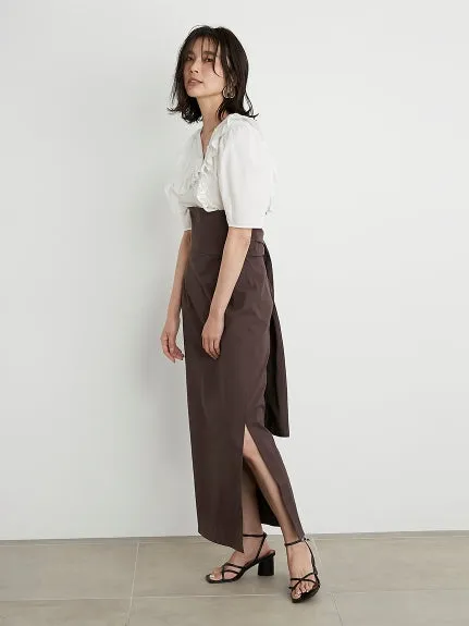 slit pencil skirt