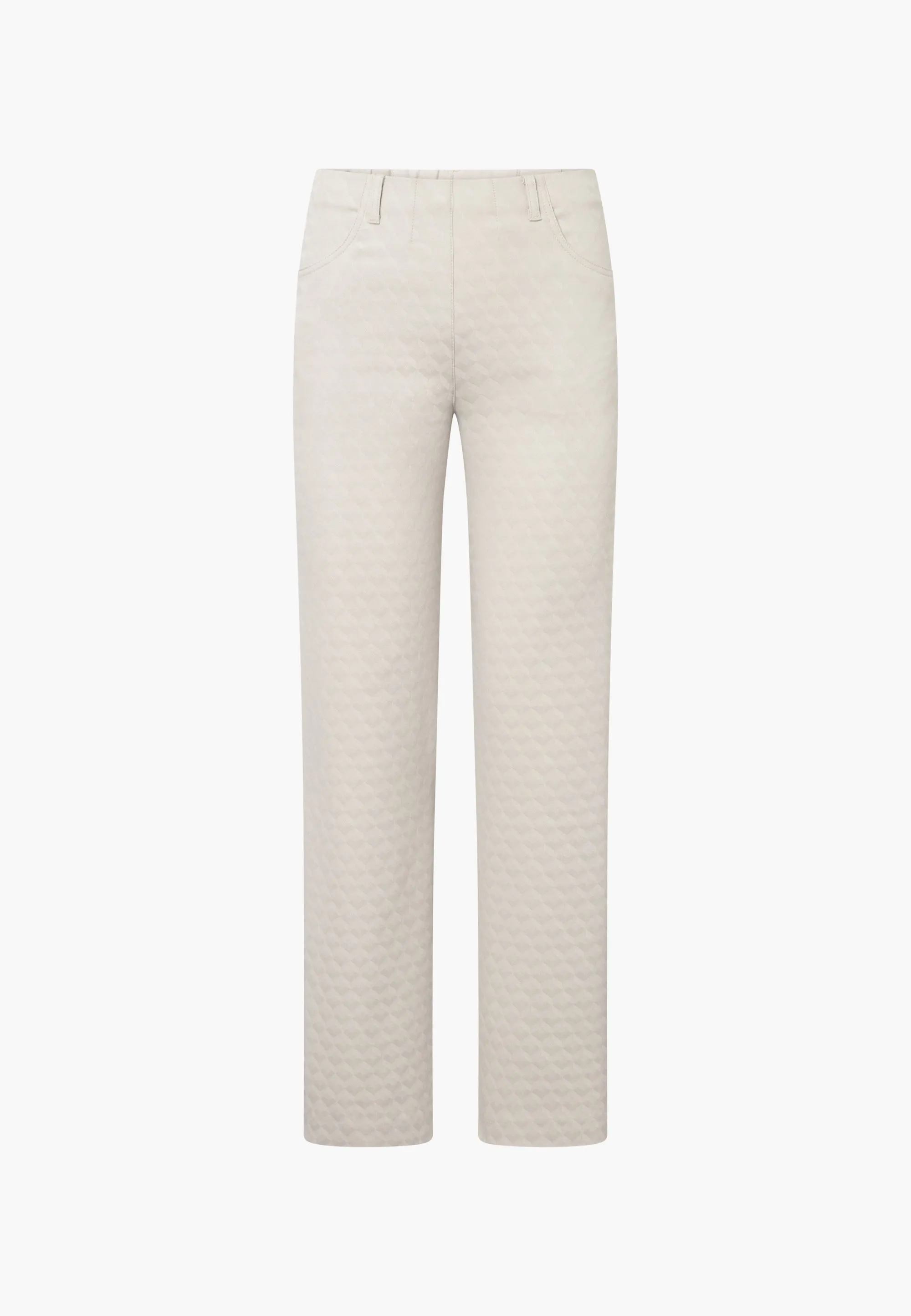 Tracy Straight - Medium Length - Grey Sand Jacquard