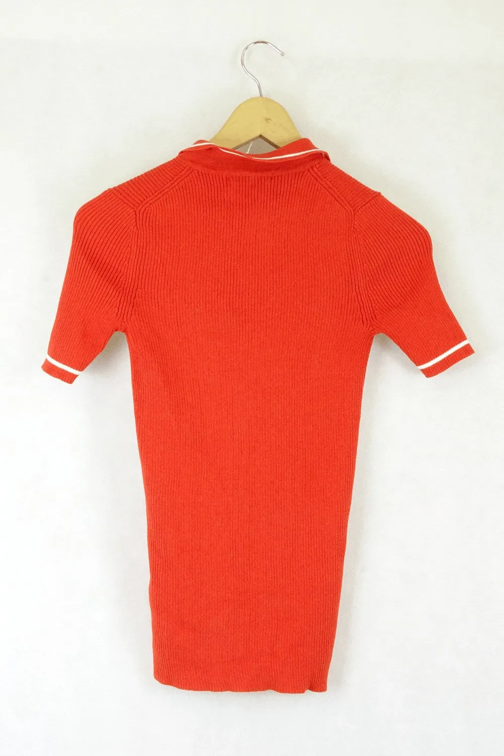 Uniqlo Red Knit Top XS