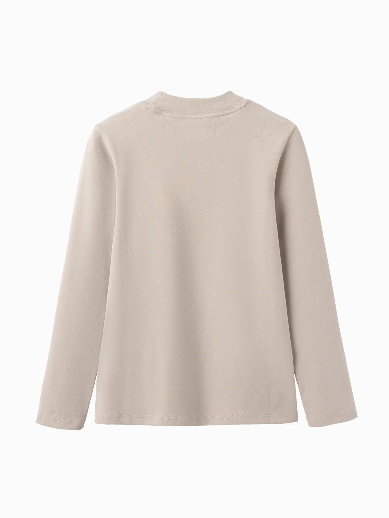 Unisex Toddler And Kid Xinjiang Cotton Elastic Long-Sleeved T-Shirt