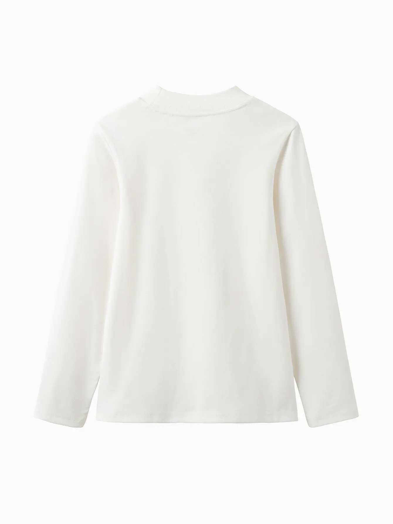 Unisex Toddler And Kid Xinjiang Cotton Elastic Long-Sleeved T-Shirt