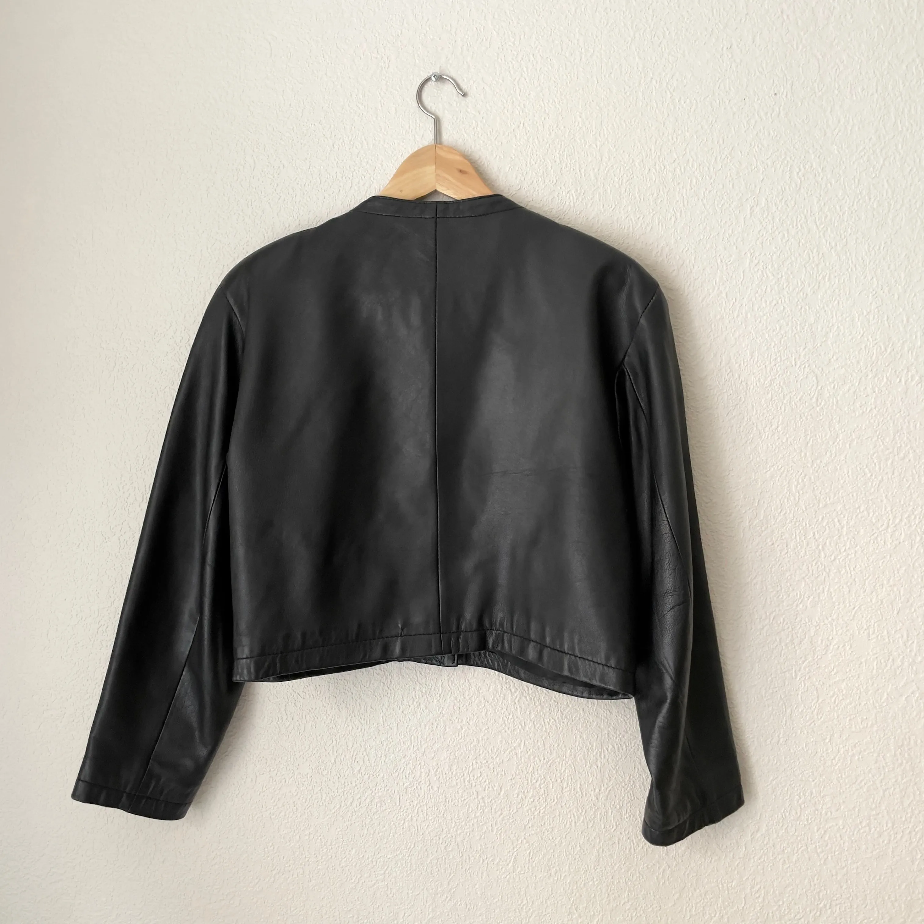 Vintage Black Leather Jacket
