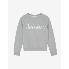 Women Parisienne Vintage Sweatshirt - Grey Melange