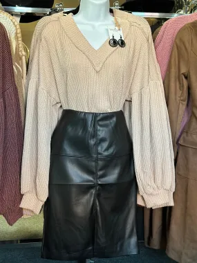 Women Top/Oatmeal-NT11946