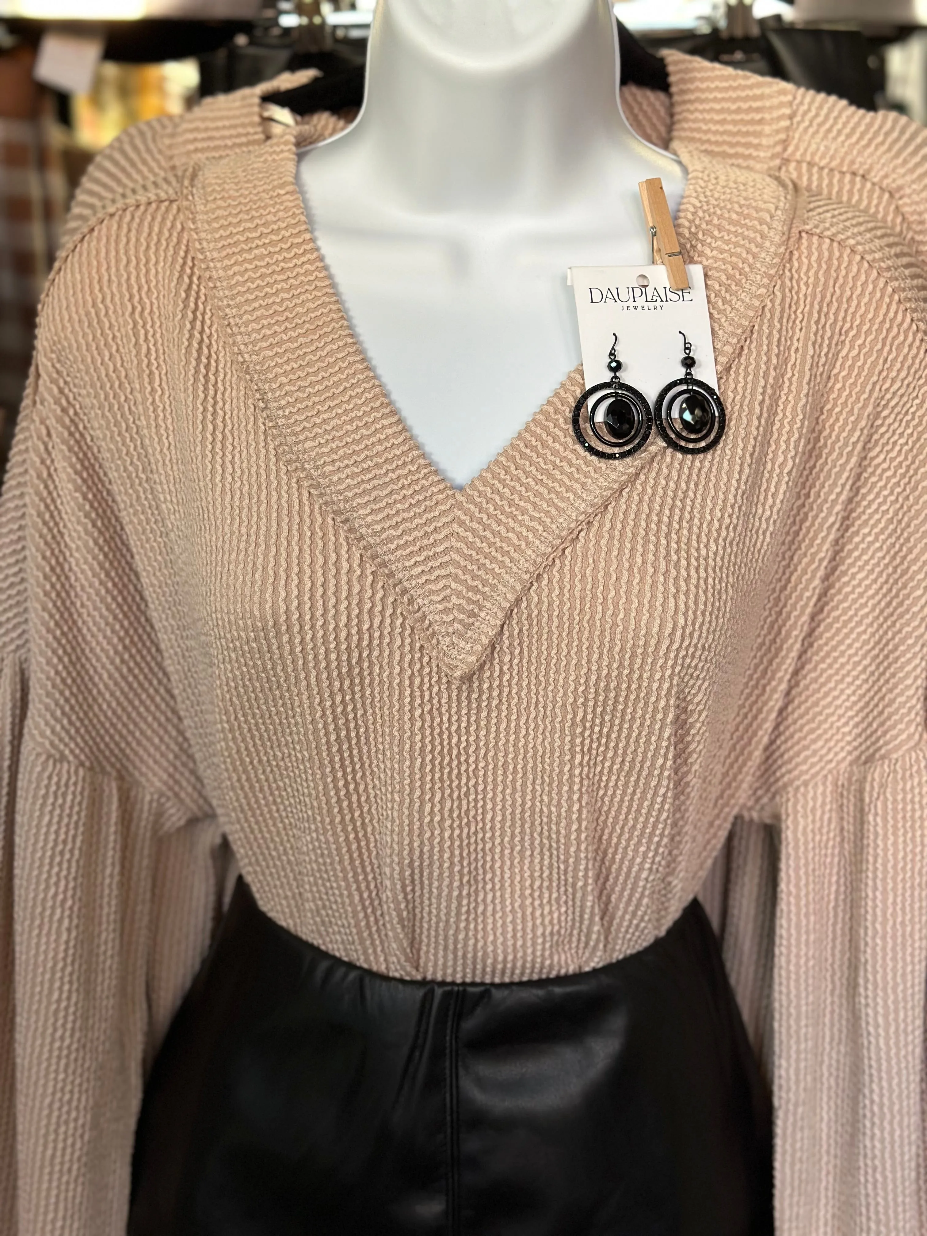 Women Top/Oatmeal-NT11946