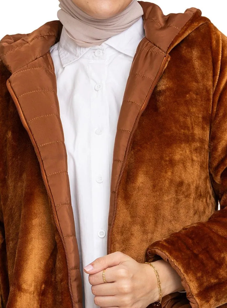 Wood Long-Double Face Jacket