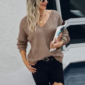 Zigzag Knit Sweater
